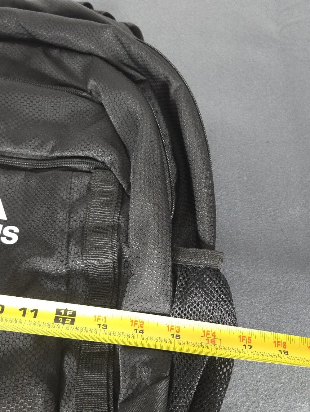 adidas Black and White Logo Men's Backpack
